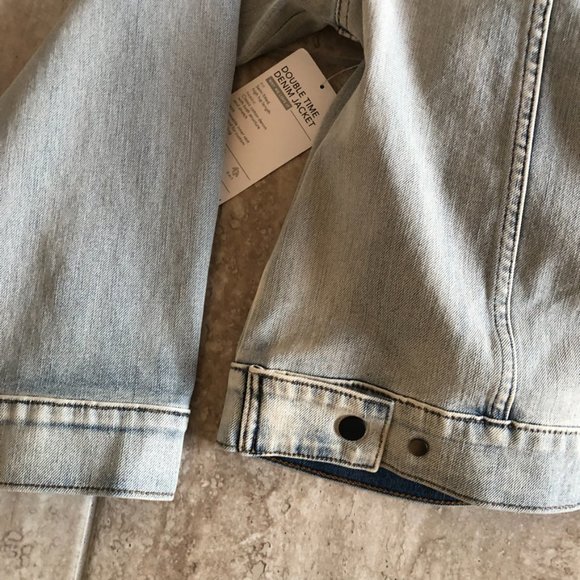 Athleta Jackets & Coats Nwt Athleta Double Time Denim Jacket Blue